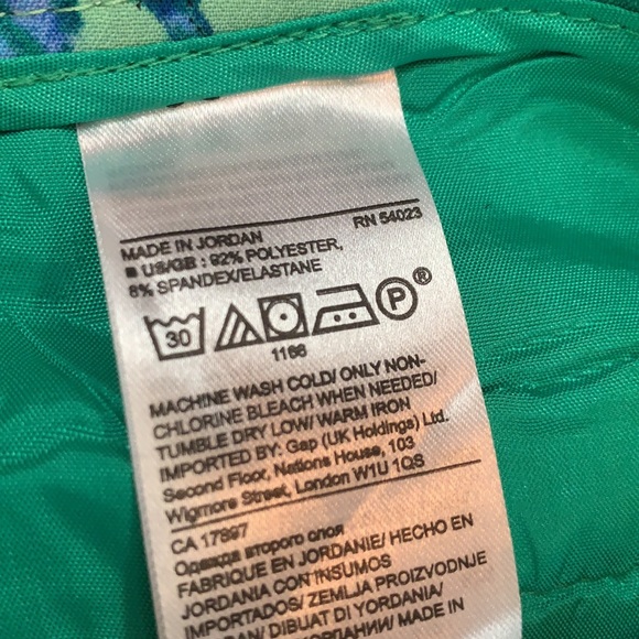 Banana Republic Green & Blue Pants 8 - Picture 12 of 13